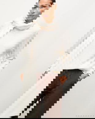 Answear.LAB pulover de lana culoarea bej, light