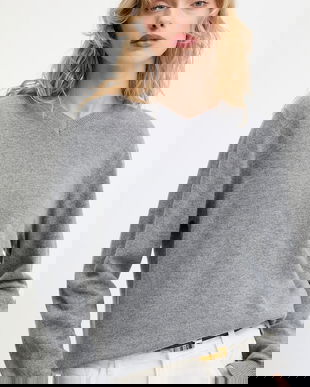 Answear.LAB pulover de lana culoarea gri, light