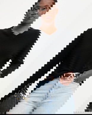 Answear.LAB pulover de lana culoarea negru, light