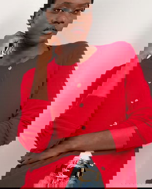 Answear.LAB cardigan din lana culoarea rosu, light