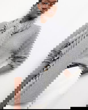 Answear.LAB pulover de lana culoarea gri, light