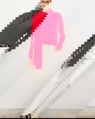 Answear.LAB pulover de lana culoarea rosu, light