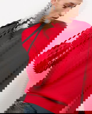 Answear.LAB pulover de lana culoarea rosu, light