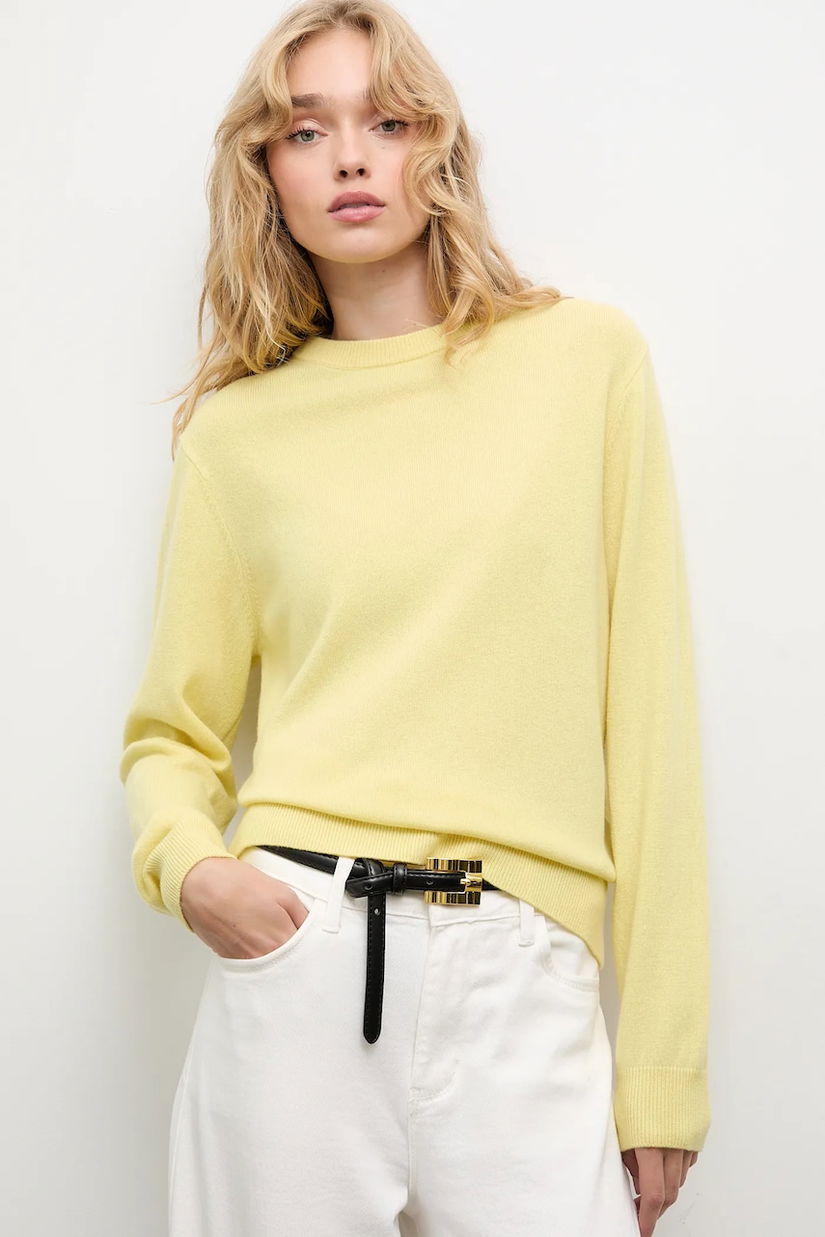 Answear.LAB pulover de lana culoarea galben, light