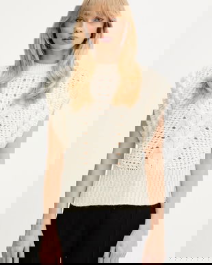 BOSS Orange vestă din amestec de lână culoarea bej, 50549310