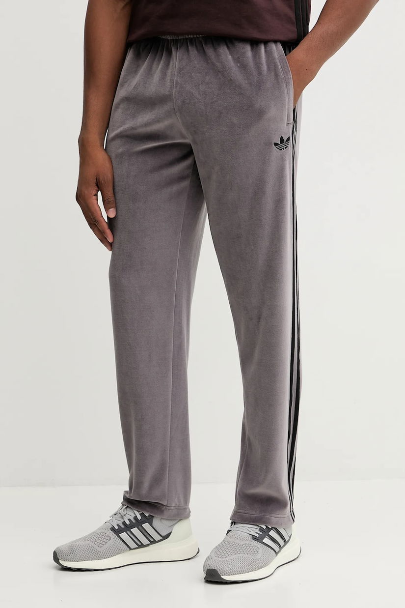 adidas Originals pantaloni de trening Sst Tp culoarea violet, cu imprimeu, JX1557