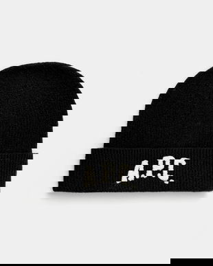 A.P.C. căciulă de lână bonnet axel culoarea negru, WVBDK.M25111