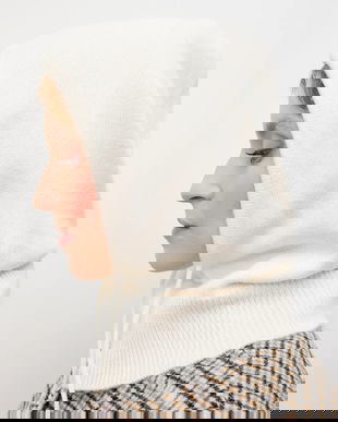 Answear.LAB balaclava cu cașmir culoarea bej