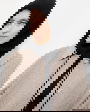 Answear.LAB balaclava cu cașmir culoarea negru