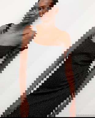 Answear.LAB rochie culoarea negru, mini, mulata