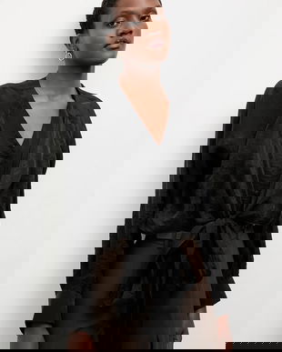 Answear.LAB camasa culoarea negru, relaxed