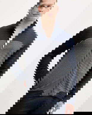 BOSS bluză lounge culoarea negru, melanj, 50545567