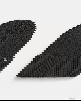 Marc O'Polo căciulă din bumbac culoarea bleumarin, din țesătură unia, M29502201116