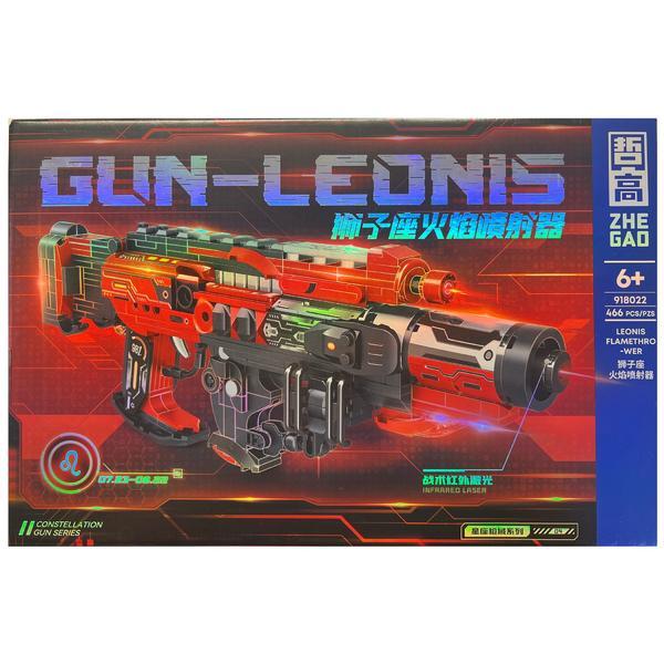 Set de constructie ZheGao, Aruncatorul de flacari cu laser, 466 piese