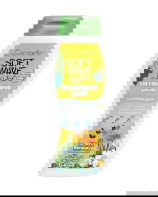 Sampon cu 90% ingrediente naturale pentru copii, aroma de musetel Cosmaline Soft Wave Kids, 400 ml