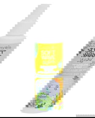 Spray pentru descalcirea parului cu 90% ingrediente naturale, aroma de musetel Cosmaline Soft Wave Kids, 125 ml