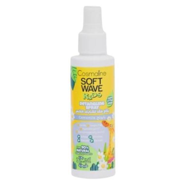 Spray pentru descalcirea parului cu 90% ingrediente naturale, aroma de musetel Cosmaline Soft Wave Kids, 125 ml