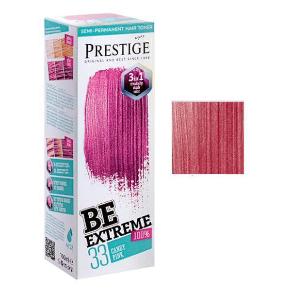 SHORT LIFE - Vopsea de Par Semi-Permanenta Rosa Impex BeExtreme Prestige Vip&#039;s, nuanta BE34, 100 ml