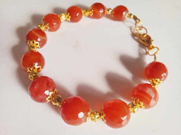 Agate rosii - Gold