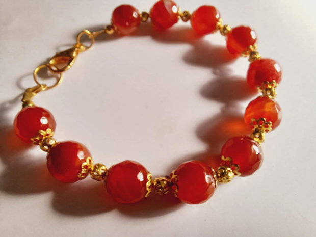 Agate rosii - Gold