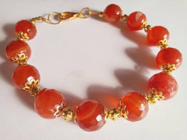 Agate rosii - Gold