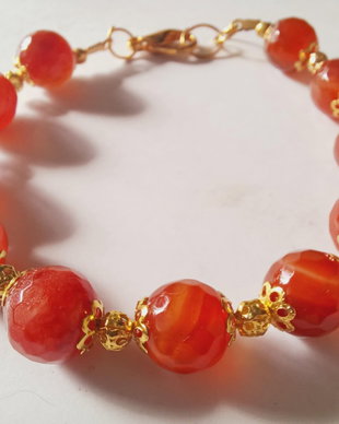 Agate rosii - Gold