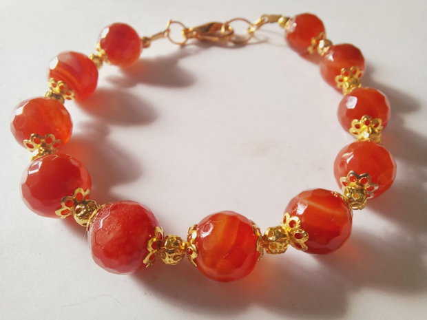 Agate rosii - Gold