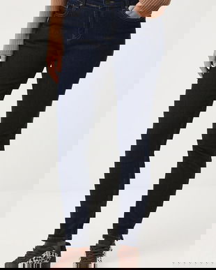 Medicine jeansi culoarea albastru marin