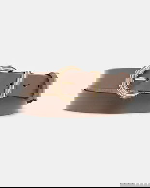 Answear.LAB curea de piele culoarea bej