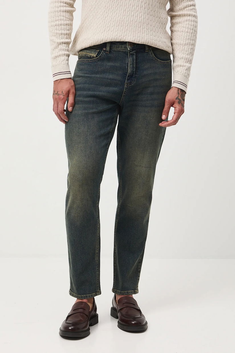 Medicine jeansi culoarea albastru marin