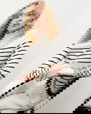 Answear.LAB pulover de cașmir culoarea bej, light, cu guler