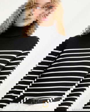 Answear.LAB pulover de cașmir culoarea negru, light, cu guler