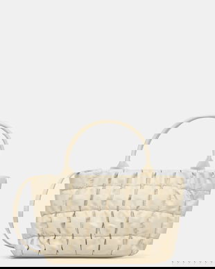 Answear.LAB poseta de piele culoarea bej