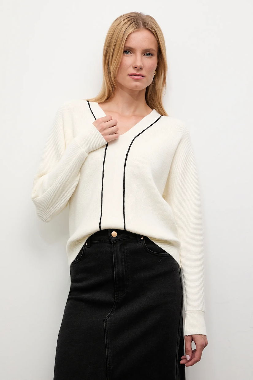 Answear.LAB pulover de casmir si matase culoarea bej