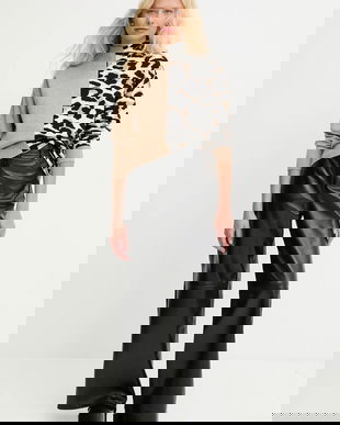 Answear.LAB pulover de cașmir culoarea maro, cu turtleneck