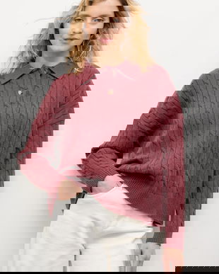 Answear.LAB pulover de cașmir culoarea bordo