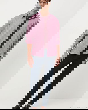 Medicine camasa din bumbac culoarea roz