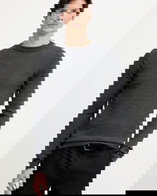 Trussardi pulover de lână culoarea gri, light, M0038000005N