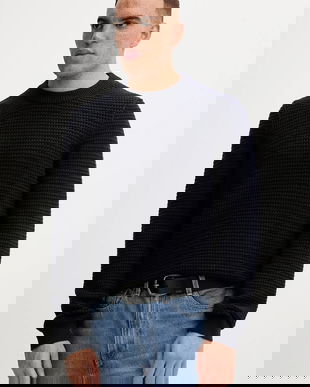 Marc O'Polo pulover din amestec de lână culoarea bleumarin, 5000007326