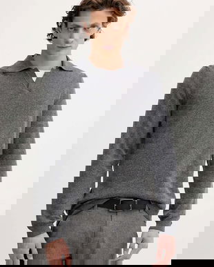 Marc O'Polo pulover din amestec de lână culoarea gri, light, 529514460150