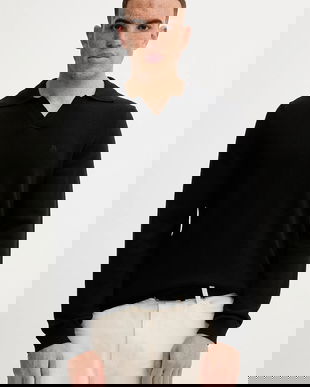 Marc O'Polo pulover din amestec de lână culoarea negru, light, 529514460150