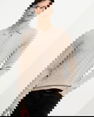 Joop! pulover de lână culoarea bej, light, 30047106