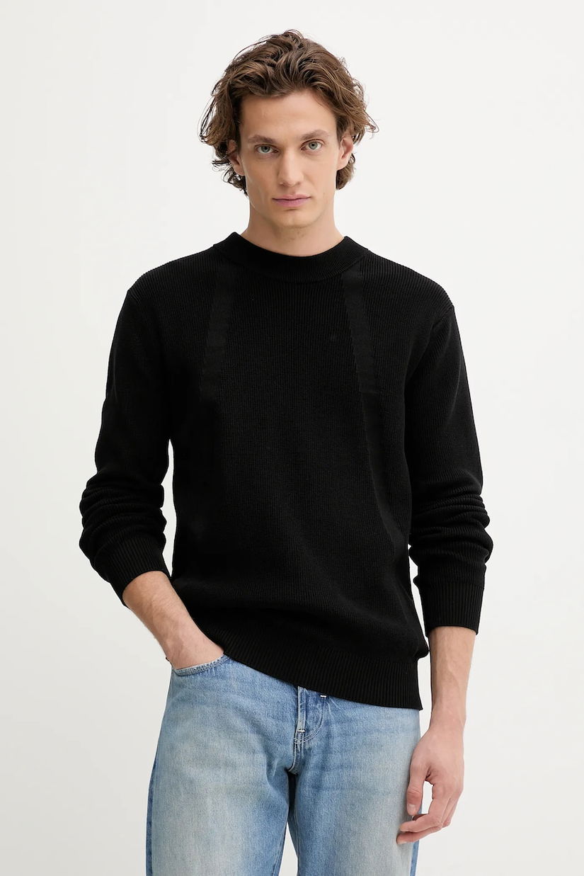 G-Star pulover de bumbac culoarea negru, D26781.C868