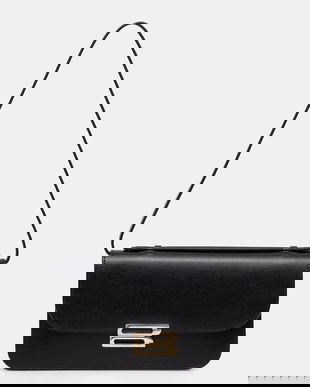 Victoria Beckham geantă piele culoarea negru, B425AAC006932A