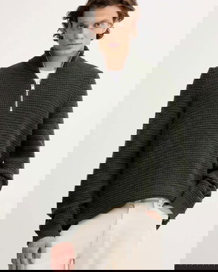 Marc O'Polo pulover din amestec de lână culoarea verde, călduros, 5000007327