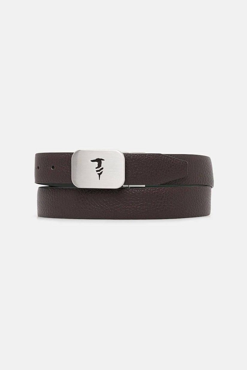 Trussardi curea de piele culoarea maro, B346B000010N