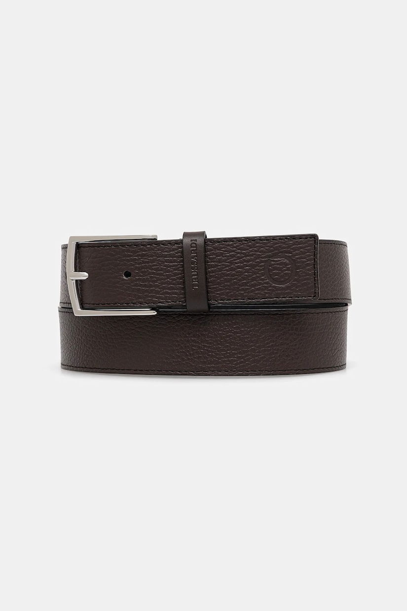 Trussardi curea de piele culoarea maro, B349B000012N