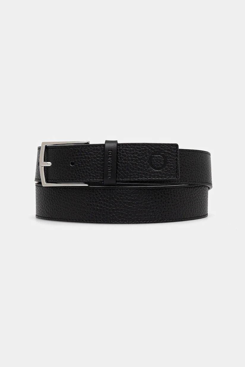 Trussardi curea de piele culoarea negru, B349B000012N