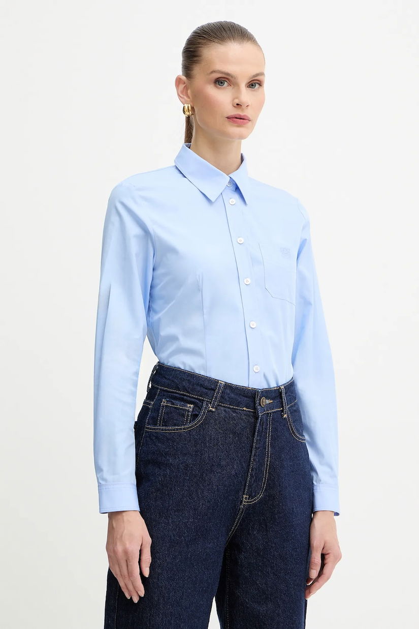 Marella cămașă din bumbac cu guler clasic, slim, 2523116074200