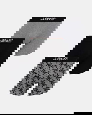 Levi's boxeri 3-pack culoarea negru, 37149-1187
